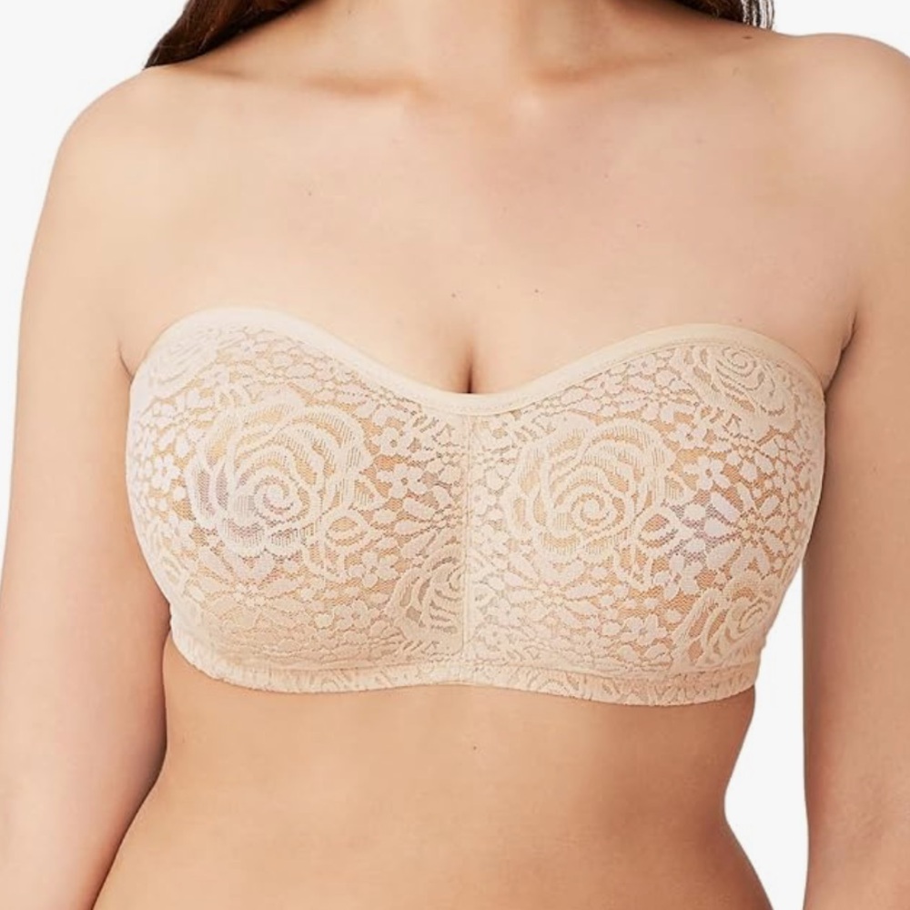 Wacoal strapless halo bra size 32DDD TAN